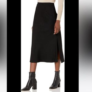 Vince Black Midi Skirt